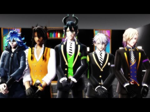 [MMDツイステ / Twisted Wonderland] Luxiem - Hope in the dark -- Idia, Leona, Malleus, Azul, Vil