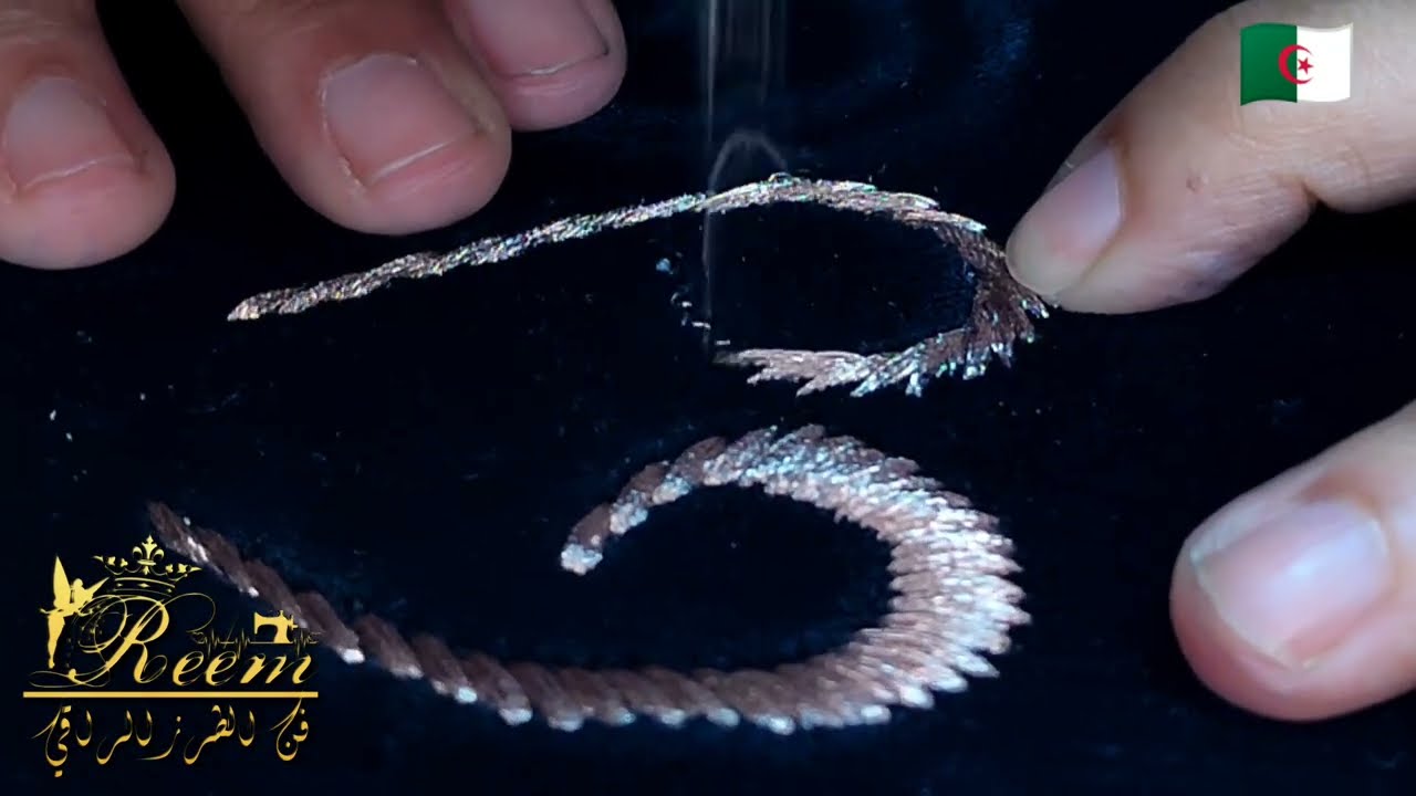 افكار احترافية في طرز المنجل بتدوار القرقاف/تدوار المرمة تعلمي تطرزي خنيجرات بطريقة جد روعة