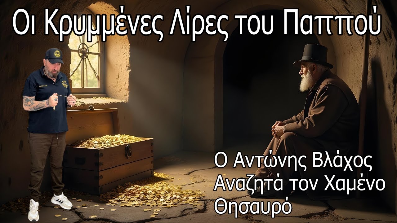 Οι Κρυμμένες Λίρες του Παππού: Ο Αντώνης Βλάχος Αναζητά τον Χαμένο Θησαυρό