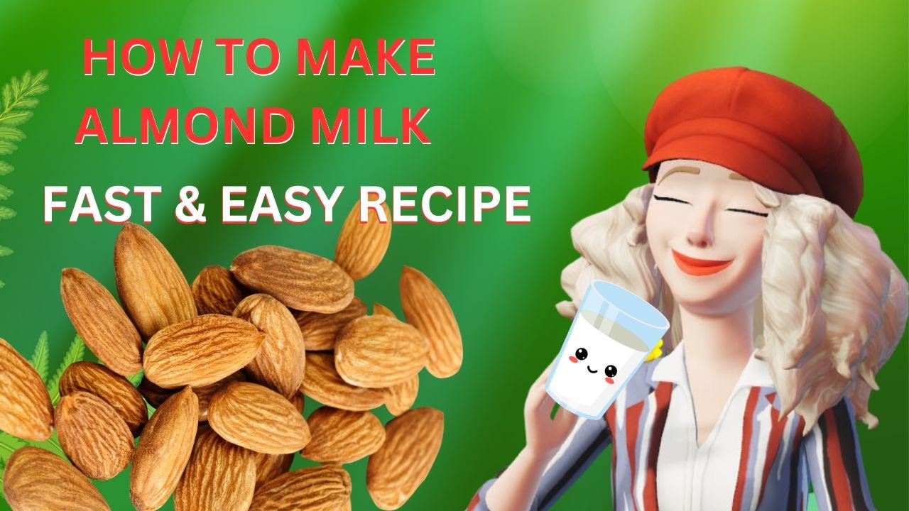 HOW TO MAKE ALMOND MILK | Fast & Easy Nut Milk Recipe | FOOD AS MEDICINE! With Aelita