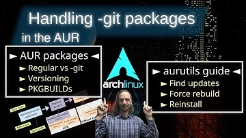 Developmental packages in the AUR and how to update them