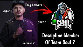 &quot; Thug &quot; On Best Discipline Content Creator Of &quot; Team Soul &quot; || SunGod Highlights