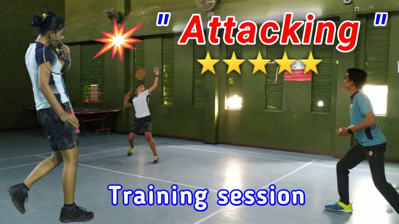 Attacking - multi shuttle training || Manya modi - Under 13