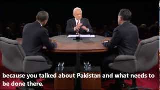 3rd Presidential Debate Moderator Fail 2012 - Obama Bin Laden