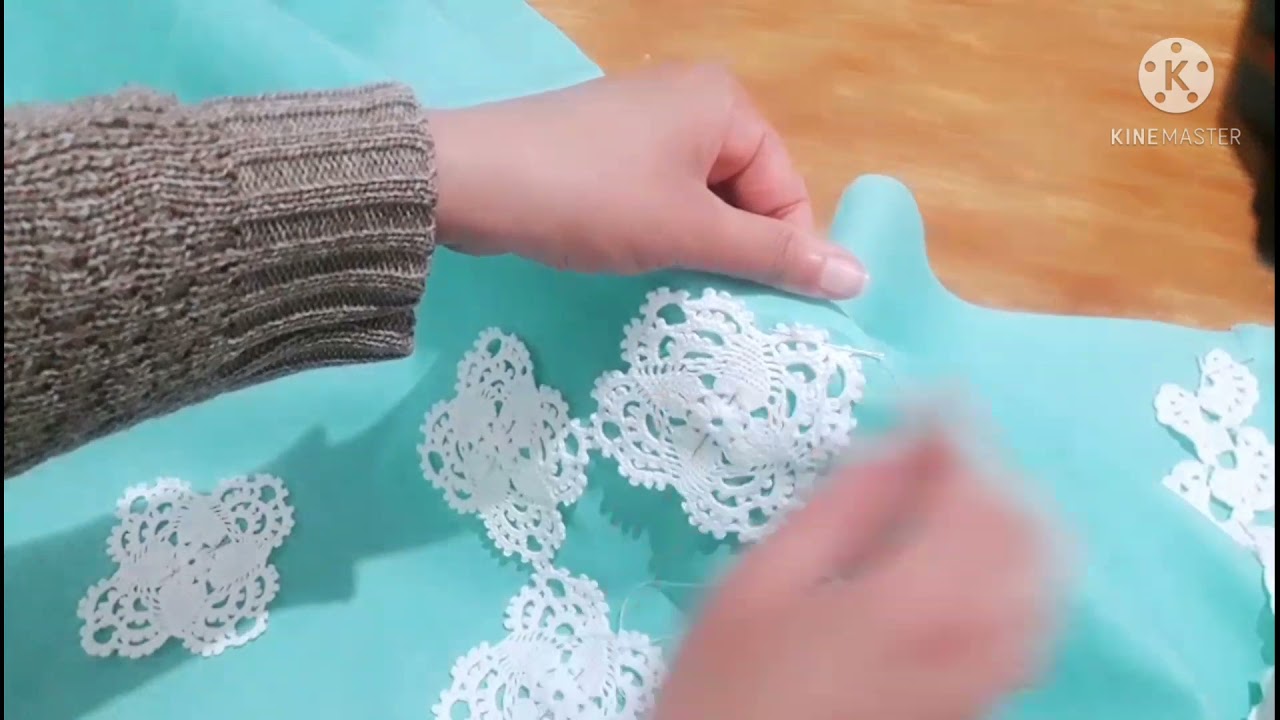 طريقتي في تبقاط بياسات على القماش