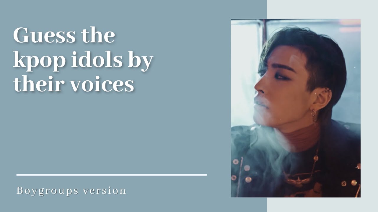 [KPOP GAME] GUESS THE KPOP IDOL BY THEIR VOICES | ENGLISH COVER VERSION (#1)