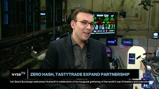 Edward Woodfod, Co Founder + CEO at Zero Hash Joins NYSE TV Live