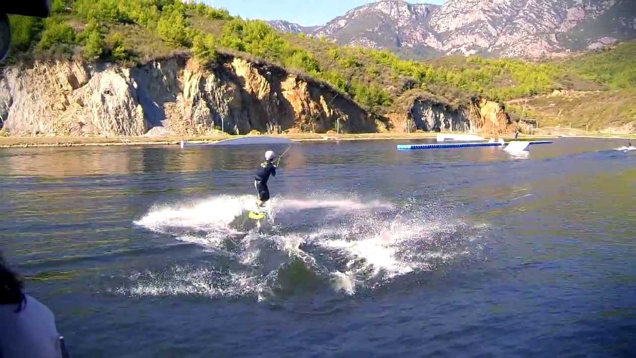 Vacation in Turkey , Alanya - Part 2 ( Wakeboarding in Gold Cable Park )
