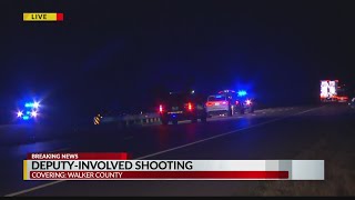 Man wanted on several felonies shot by deputy on I-22 during struggle, ALEA investigating