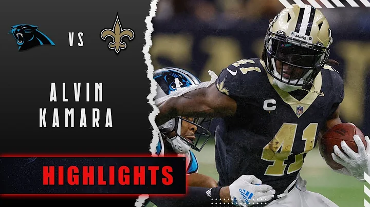 Alvin Kamara 100+ Yard Game vs Panthers | Week 18 ...