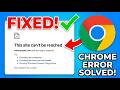 Stuck on 'This Site Can't Be Reached'? WATCH THIS