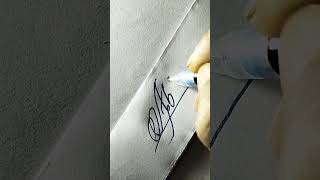 Abhishek name written ✍️ in modern cursive calligraphy style in 17 seconds #shorts