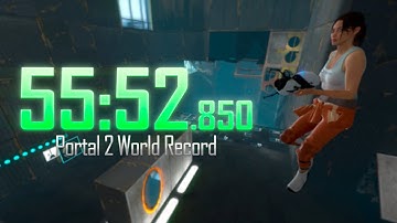 Portal 2 Speedrun Old World Record in 55:52