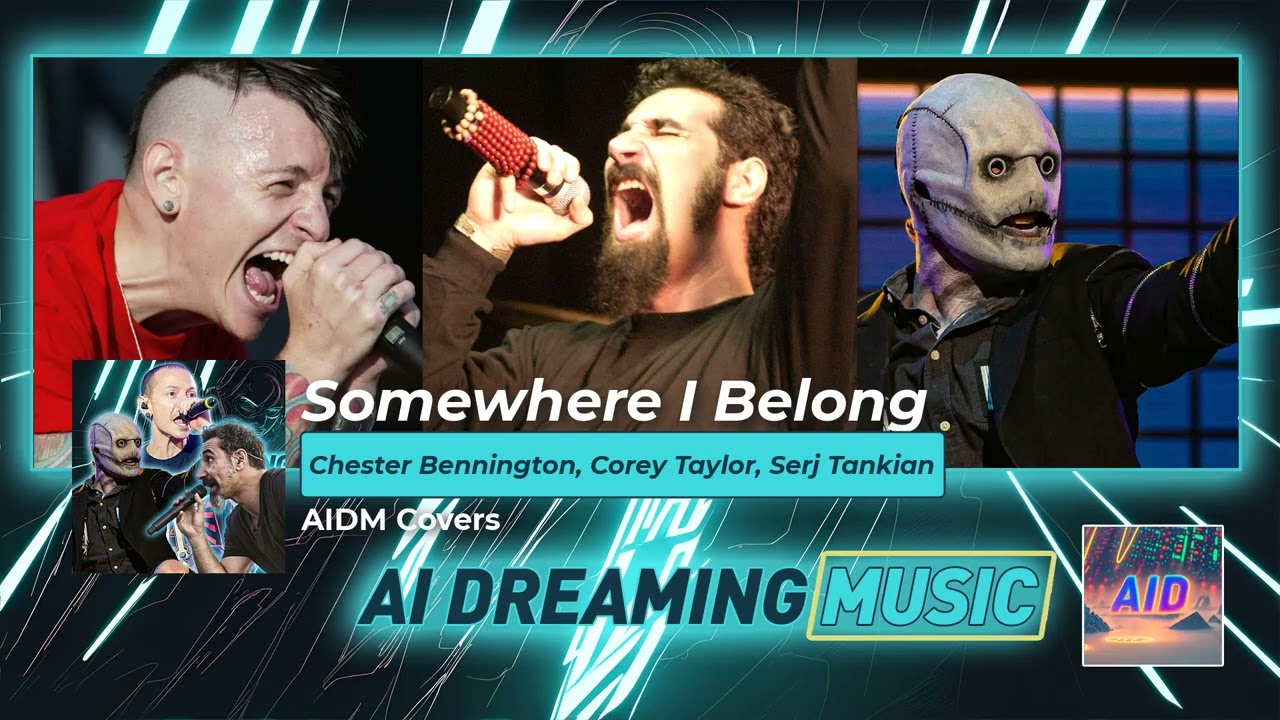 Somewhere i belong - Chester Bennington, Serj Tankian and Corey Taylor