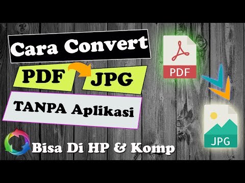 Video: Cara Menukar PDF ke MOBI (dengan Gambar)