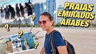 FOMOS SURPREENDIDOS pela PRAIA em ABU DHABI!