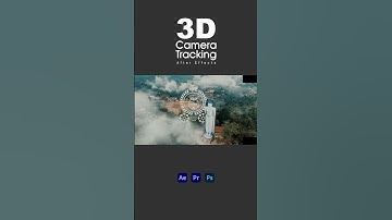 3D Camera Tracking - After Effects  #shorts