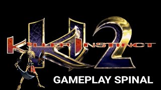 KILLER INSTINCT 2 ARCADE GAMEPLAY SPINAL 