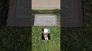 ​Paying Tribute At Clayton Moore's Grave (The Lone Ranger) at Forest Lawn, Glendale