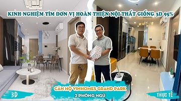 CÂU CHUYỆN KHÁCH HÀNG | TÌM ĐƠN VỊ THIẾT KẾ THI CÔNG NỘI THẤT GIỐNG 3D 95%