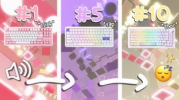 roblox asmr 🌙 BUT I USE 10 KEYBOARDS ✨