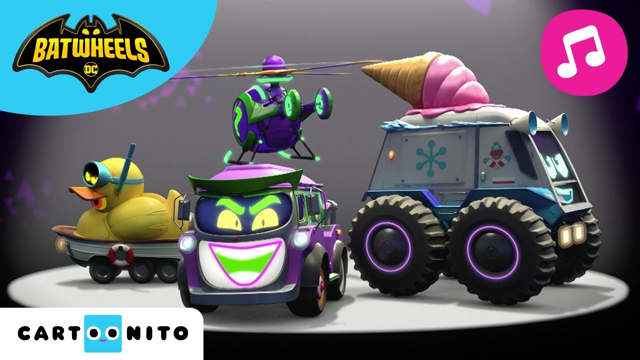 Meet the Villains, Batwheels, Kids Music Video, Cartoonito