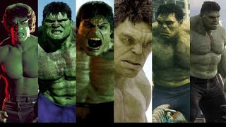 Evolution of Hulk | Evolution of Hulk In Movies And TV Shows (1977-2019)