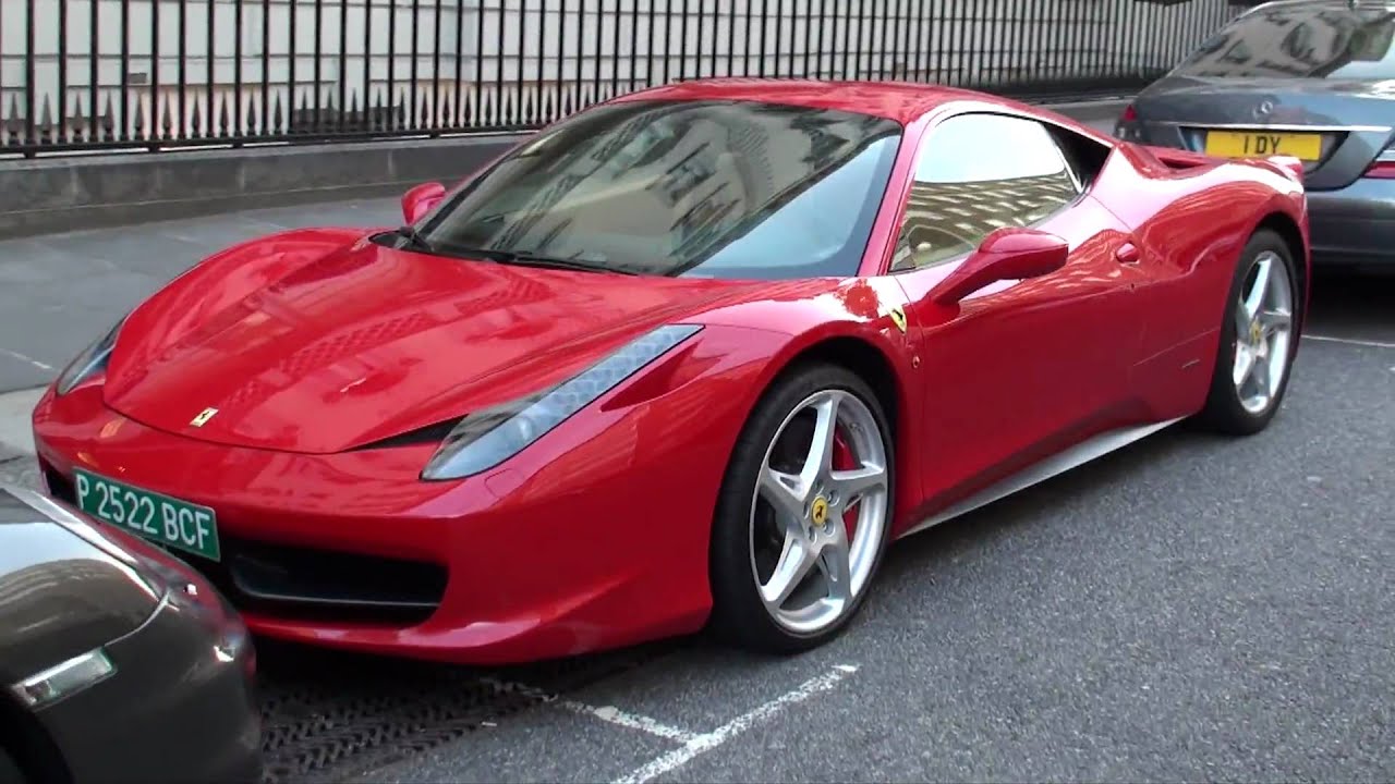 Ferrari 458 Italia Rosso Corsa Walkaround In Knightsbridge London Lp640