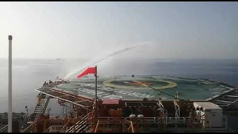 Firefighting on Helipad