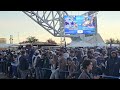 Dallas Cowboys &amp; Philadelphia Eagles fans line up when gates open to secure standing room 12/10/23