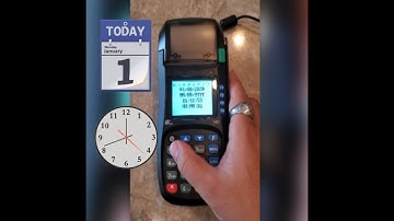 PAX S80 Tutorials: Adjusting the Time and Date