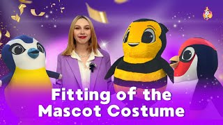 Fitting of the Mascot Costume