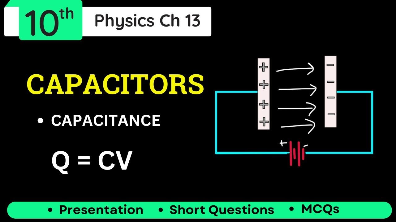 Capacitors and Capacitance Class 10 Physics Chapter 13 | 10th Physics ...
