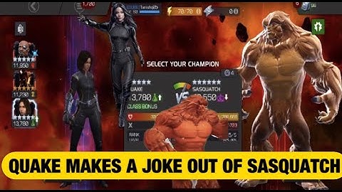 Quake SHREDS Canadian difficulty SASQUATCH making a JOKE out of him!!