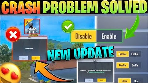 Pubg Mobile Lite Carsh Problem Fix 😱 || New Update 0.25.0 Crash Problem 100% Solved 😍 || #newupdate