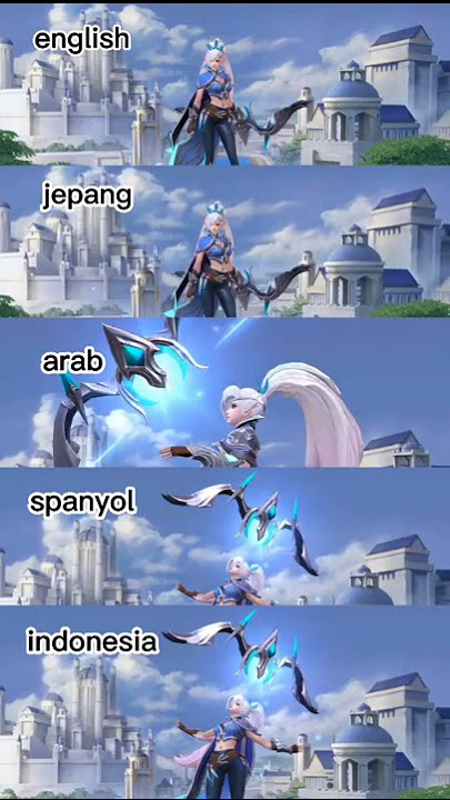 suara miya: English, Jepang, Arab, Spanyol, Indonesia