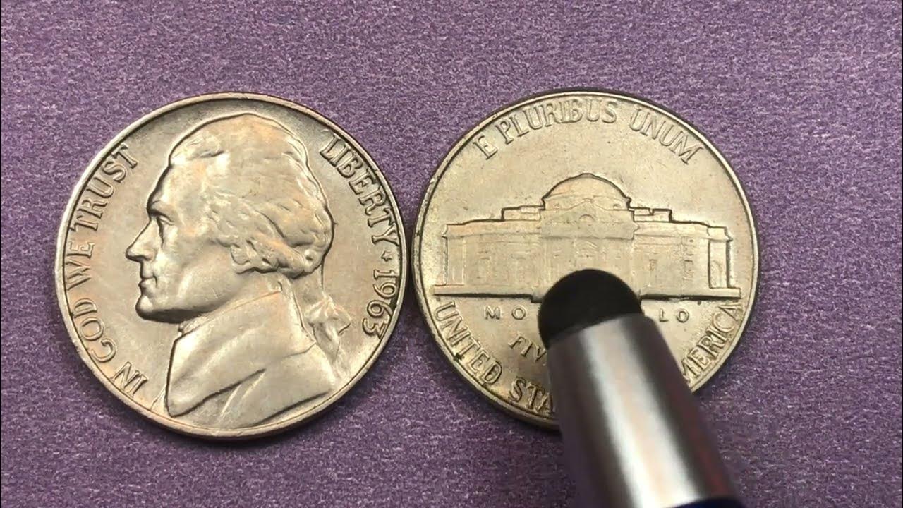 US 1963 Nickels Worth Money! United States Jefferson 5 Cents Coins YouTube