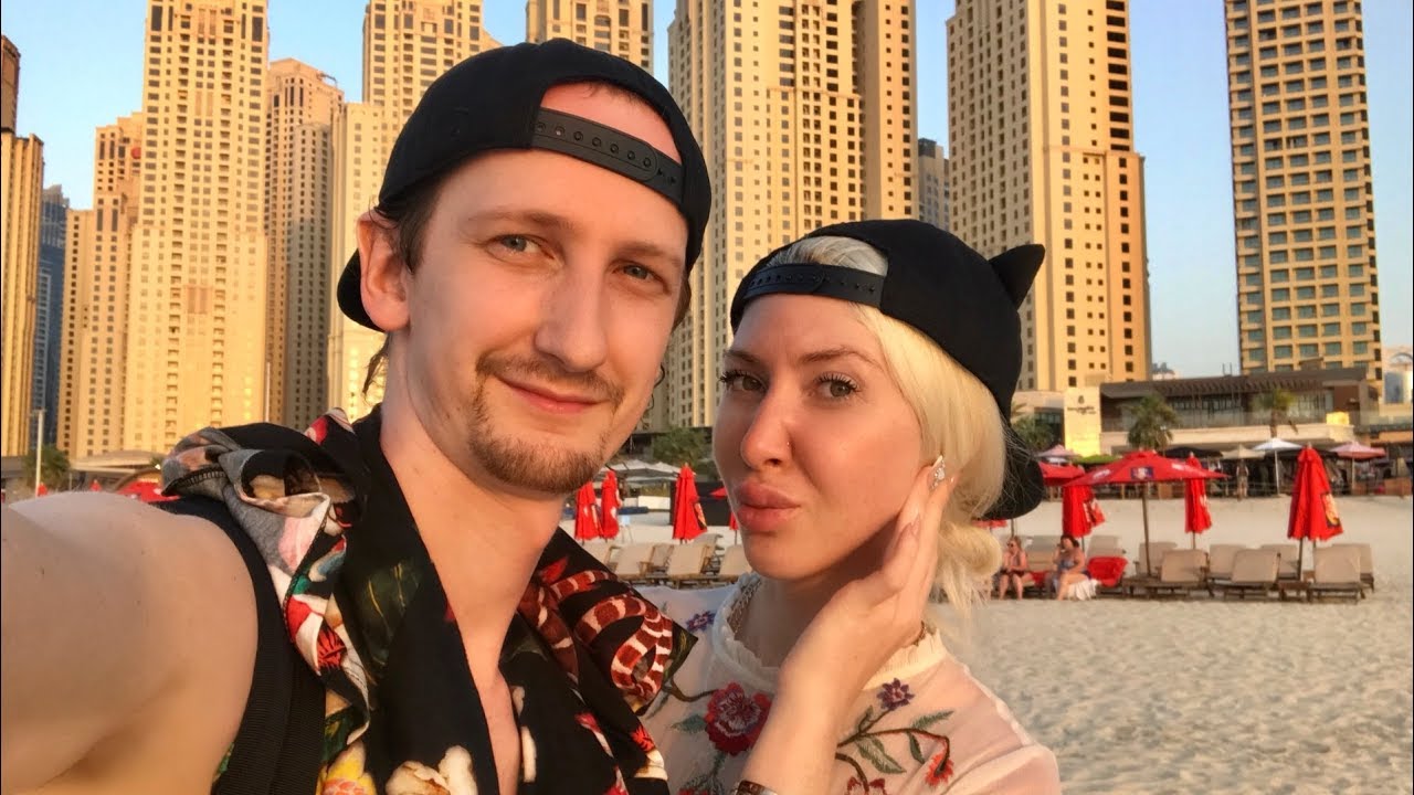 🏖️ Пляж Дубай Марина / Dubai Marina Beach / Дубай Молл - YouTube