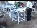 Simple Gluer for small corrugated cardboard converting factories.