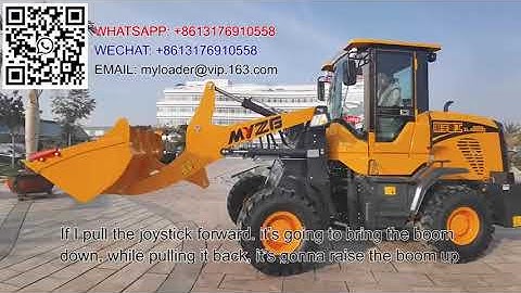 05 MYZG small wheel loader operating video
