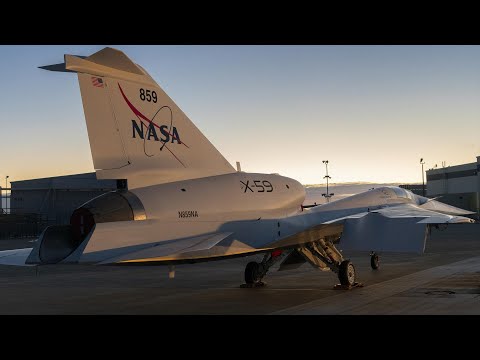 NASA’s X-59 Quesst supersonic aircraft revealed in California