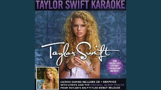 Taylor Swift - Cold As You (Instrumental with Backing Vocals)