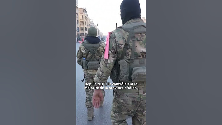 Qui sont les rebelles qui ont pris le pouvoir en Syrie ?