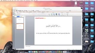 Extract Quran Verses to Powerpoint Tutorial