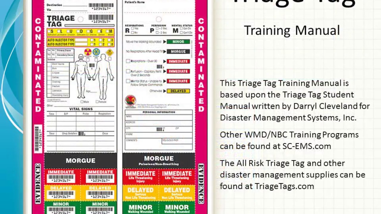 Lee Health Triage Tag Training Video