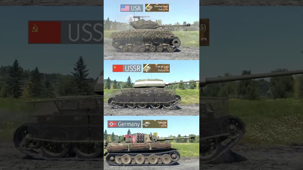 Weirdest Camouflage TYPES in War Thunder