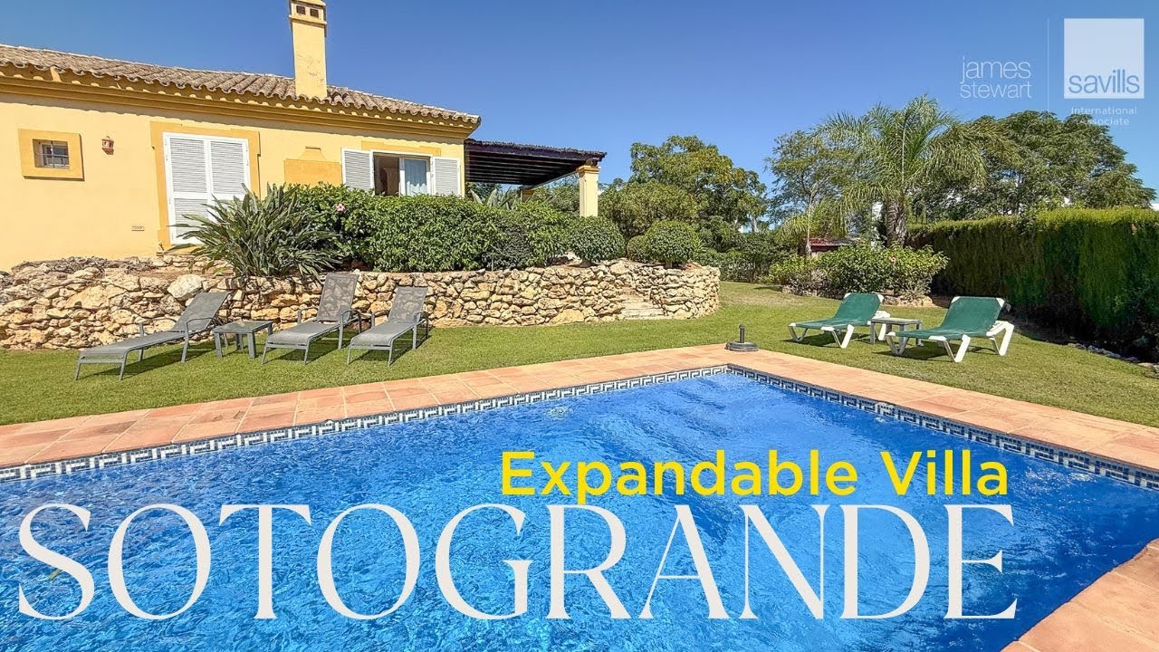 Sotogrande Villa with Expansion Potential | 3-Bed Home near International School