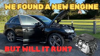 REPAIRING A 2019 CRASH DAMAGED AUDI Q5 BUT WILL IT RUN?