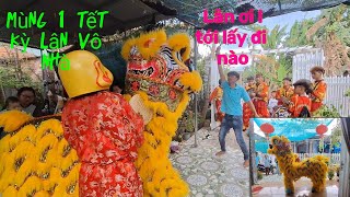 Rước Lân vào nhà mùng 1 tết quá vui quá vui ,vui là chính |Vương Chuột Nguyễn |