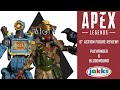 Apex Legends BLOODHOUND and PATHFINDER action figure review Jakks Pacific